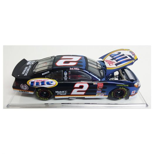 Rare 2000 Rusty Wallace #2 Miller Lite 1:24 Scale 10th Anniversary 2000 Taurus Clear Window Bank