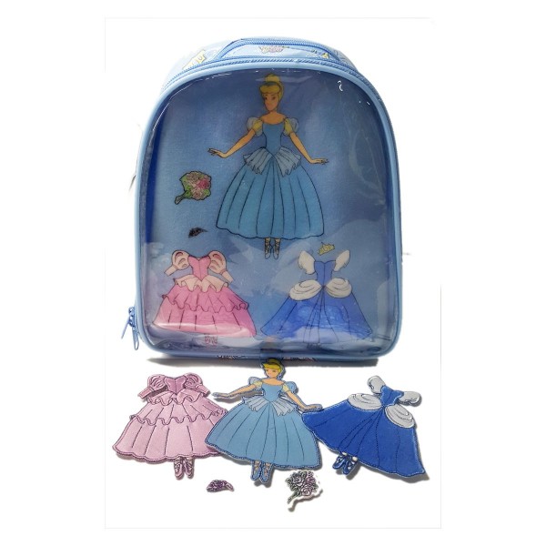 Disney Princess Cinderella Ultimate Royal Backpack with Take-a-long Paper Dolls