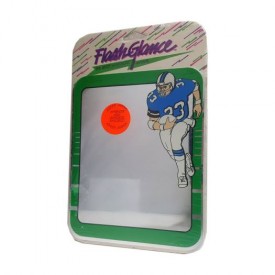 Vintage Retro 1980s Flashglance Football Locker Mirror