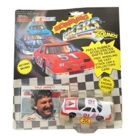 Vintage 1991 Racing Champions NASCAR Dale Jarrett #21  Roaring Racers with Real Engine Sounds