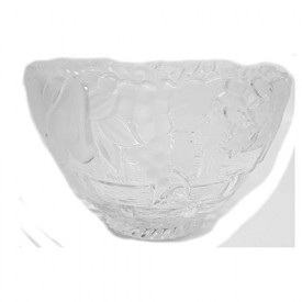 Gorham Spring Traditions Country Terrace 9 Frosted Crystal Serving Bowl