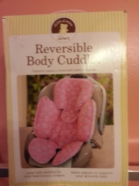 Carters Child of Mine Reversible travel Time Body Cuddler Newborn/Baby, Pink