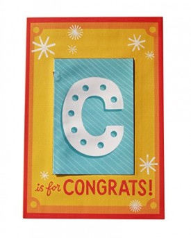 Hallmark Extra Large Greeting Card C Is for Congrats