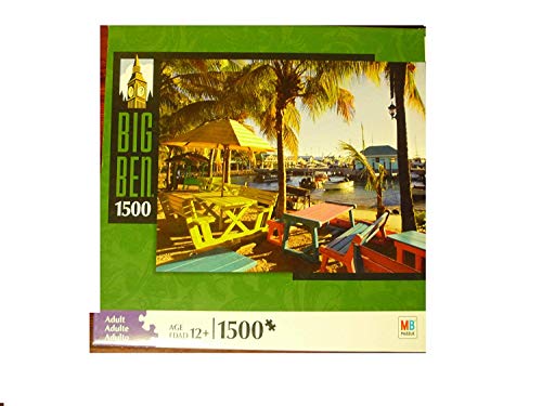 Milton Bradley Puzzle Big Ben Great Bay Beach, Marina Philipsburg, St. Maarten