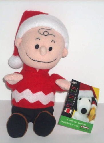 Rare! Peanuts Kohls Charlie Brown Plush Winter Bean Bag Kohls by Applause