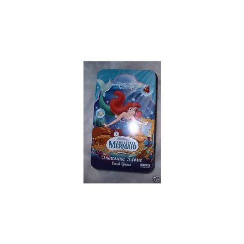 Little Mermaid Treasure Trove Card Game in Collectible Tin