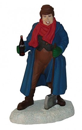 Coca-Cola Town Square Collection Man with Shovel