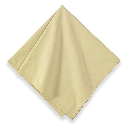 Couleur Nature Sonia Cream Napkins, 22-inches by 22-inches, Set of 12