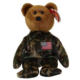 Ty Beanie Babies Hero USA - Bear (Flag on Chest)