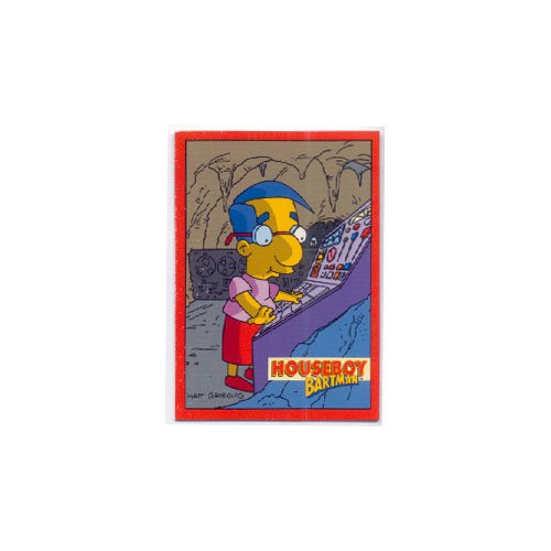 The Simpsons Skybox Bartman Trading Card Houseboy B1 [Toy]