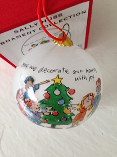Sally Huss Ornament Collection 2003 * May We decorate Our hearts with joy* 3 ...