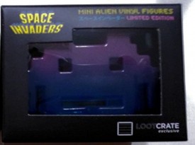 Loot Crate SPACE INVADERS Mini Alien Vinyl Figure Limited Edition Orange