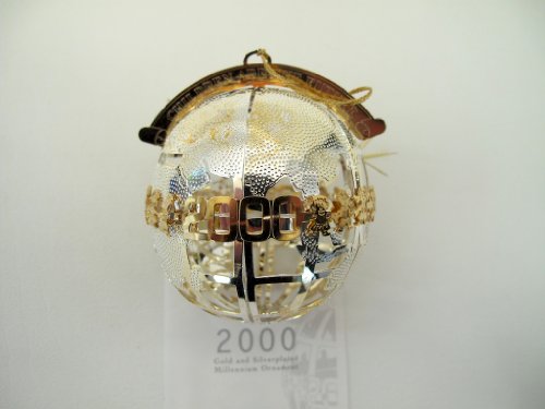 Wallace Silversmiths 2000 Gold and Silverplated Millennium Ornament