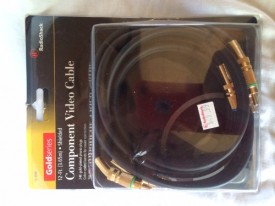 Radio Shack Gold Series Shielded Component Video Cable 12-ft. (3.65m) 15-1564