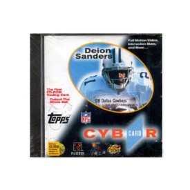 Topps CyberCard 1996 Series Deion Sanders (Multimedia CD)