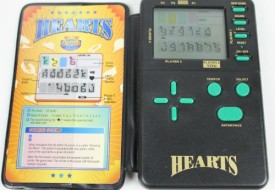 Vintage HEARTS ELECTRONIC HANDHELD Game (1995/Instructions Included)