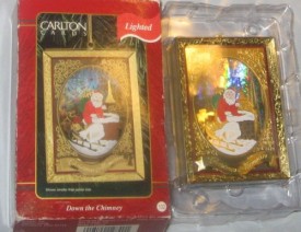 Down the Chimney Carlton Cards Ornament Heirloom Collection