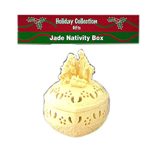 Holiday Collections Gifts Jade Nativity Box