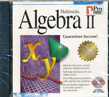 Multimedia Algebra II Guarantees Success! (Multimedia CD)