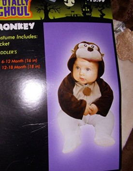 Monkey Dog Jacket Halloween Costume 6-12 Months NWT