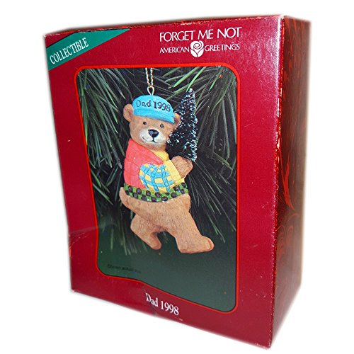American Greetings Collectible Dad Bear 1998 Ornament No. FXOR-018Y