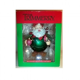 The Trimmerry Decoupage Collectible Elf Ornament
