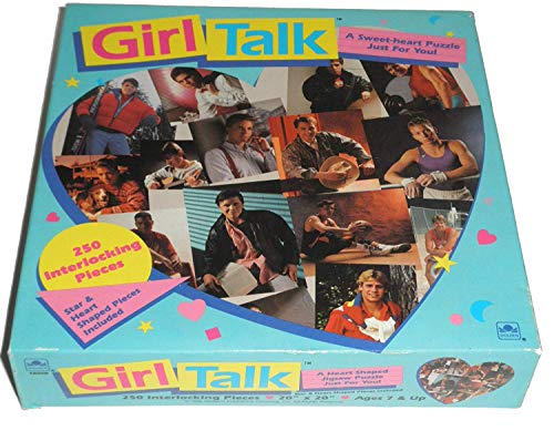 Girl Talk A Heart Shaped Jigsaw Puzzle Just For You 250 Pieces by Golden