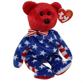 Ty Beanie Babies Liberty - Bear Red (USA Exclusive)