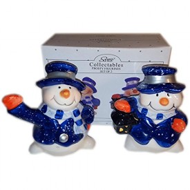 Scotts Collectables Gift Frosty Snowman Figurines Set of 2 No. 6501