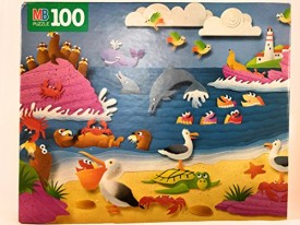 Milton Bradly Paper Capers The Puzzle with the 3-D Look 100 Pieces
