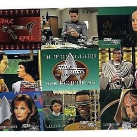 Skybox 1995 Star Trek TNG Season 3 Uncut 9 Card Promo Sheet [Toy]