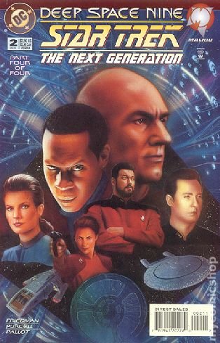 Star Trek The Next Generation Deep Space Nine #2 DC Comics Jan 1995