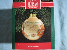 Hallmark Keepsake 1992 Grandmother Christmas Ornament