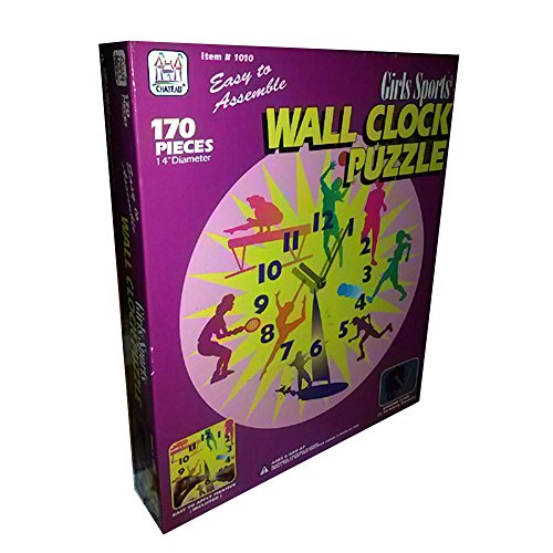 Chateau Girls Sports Wall Clock Puzzle