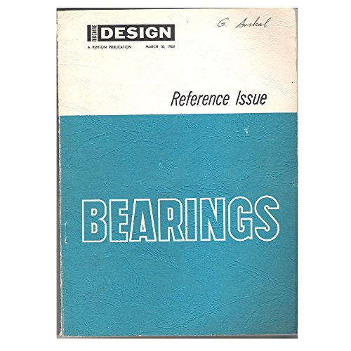 Machine Design (March 10, 1966) Reference Issue: Bearings (3rd Edition) Paper...