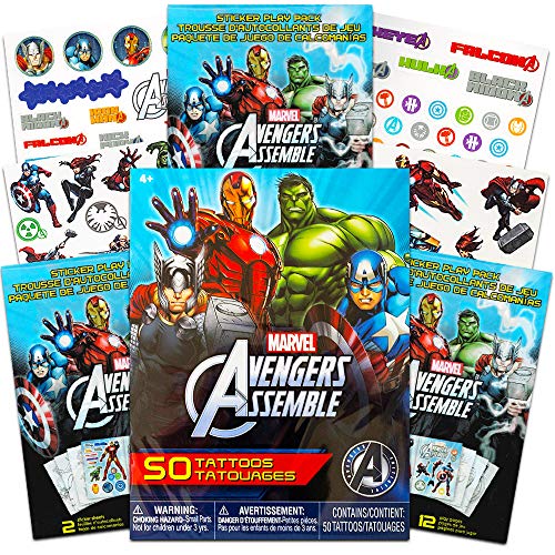 Avengers Assemble Tattoos! 50 Tattoos per Package!