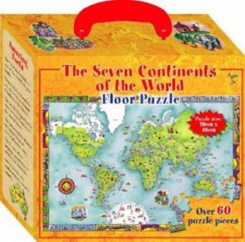 The Seven Continents of the World Floor Puzzle