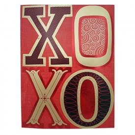 Hallmark Extra Large Valentines Day Greeting Card XOXO 11 x 16