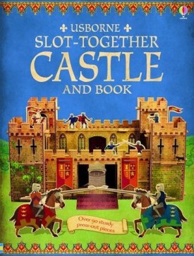 Usborne Slot-Together Medieval Castle and Book Set with Siege Weapons and Figures