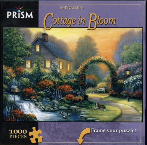 John Zaccheo - Cottage in Bloom - 1000 Piece Puzzle