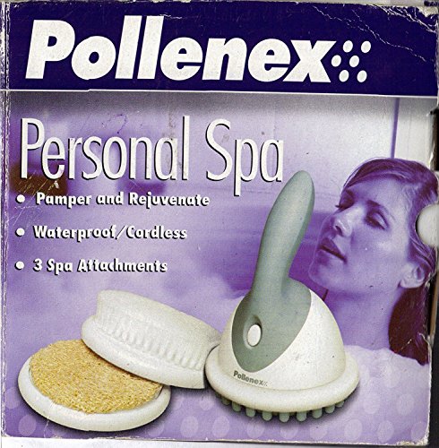 Pollenex SS740 Personal Spa Cordless Massager 3 Attachments