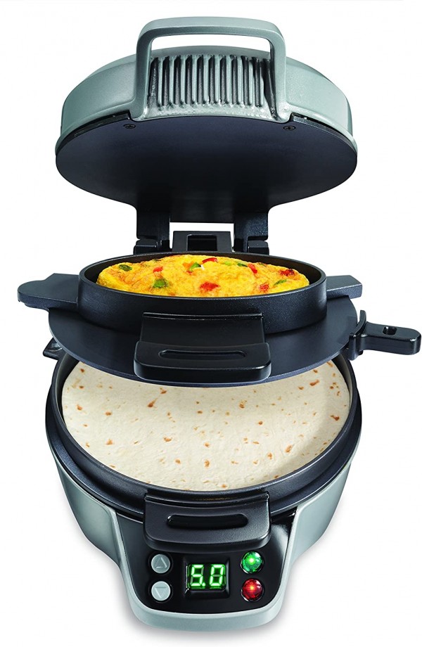 Hamilton Beach, Silver 25495 Breakfast Burrito Maker, 9.8 x 8.7 x 5.6 inches