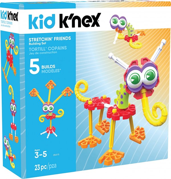 K'NEX Kid Stretchin' Friends Building Set – 23Piece – Ages 3 & Up Preschool Educational Toy Building Set