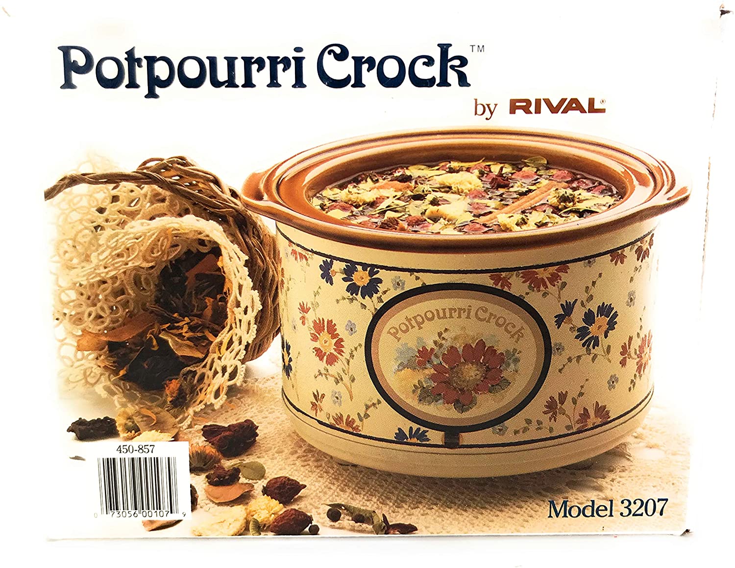 Vintage Rival Potpourri Crock Pot Model 3207