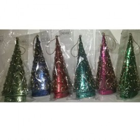 Tree Ornaments Assorted Color Set of 6
