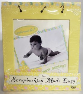Fetco Scrapbooking Made Easy Baby (Yellow For Baby Boy or Girl)