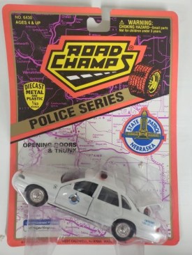 1996 Road Champs Police Series 1/43 Scale Emergency Vehicle Replica - State Patrol Nebraska