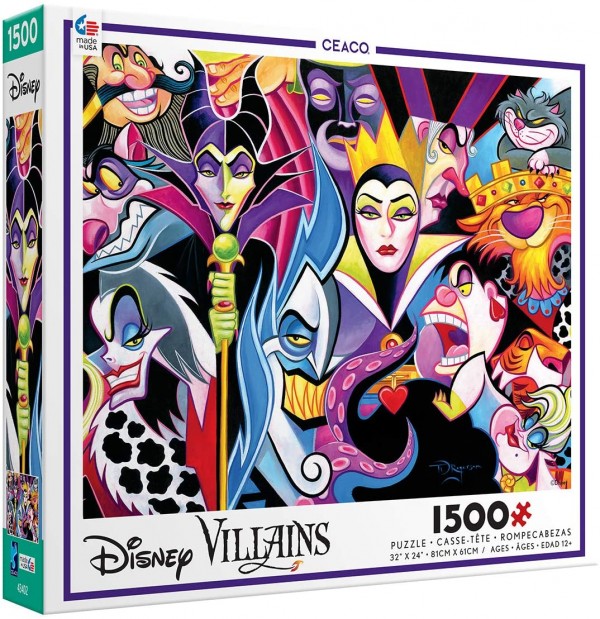 Ceaco Disney Villains Jigsaw Puzzle, 1500 Pieces