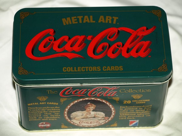 Coca Cola Metal Art Collector Cards