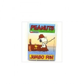 Peanuts Jumbo Fun Coloring & Activity Book - Snoopy Woodstock Fishing Cover (Paperback)
